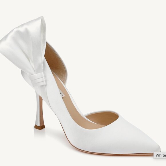 BADGLEY MISCHKA BRIDAL HEELS - Picture 1 of 4